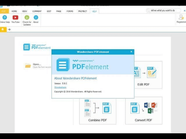 Wondershare PDFelement for pc